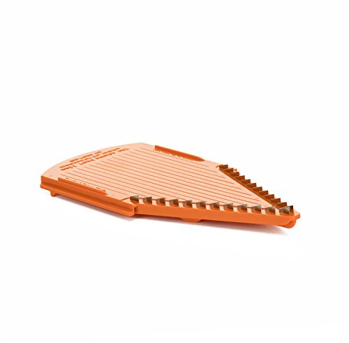 Börner Messereinschub für V1, V3 & V6 (3,5mm) • Messereinsatz für Julienne-Streifen & feine Würfel • Gemüsehobel Messereinschub (V-Hobel) • Börner Küchenhobel Zubehör • Farbe: Orange