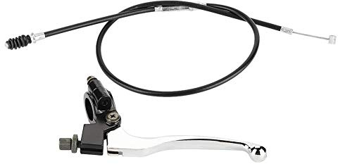 Gorgeri Universal Motorcycle Clutch Brake Handle Lever Perch Brake Clutch Lever + Cable Fits for 125 140cc Stomp IMR SSR CRF 50 70 KLX110 Pit Dirt Bike