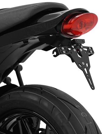 ZIEGER Pro Kennzeichenhalter Kennzeichenhträger Heckumbau kompatibel mit: Kawasaki Z650RS (ER650M)