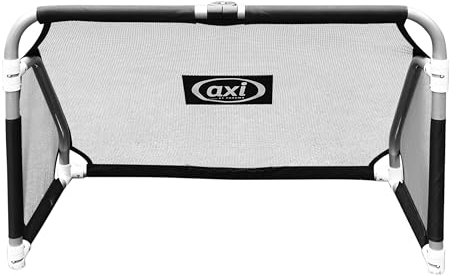 AXI Jackie Fußballtor klappbar 120 x 60 cm in Anthrazit für den Garten | Fussball Tornetz aus Aluminium mit Tragetasche | Fußball Tor für Kinder & Erwachsene