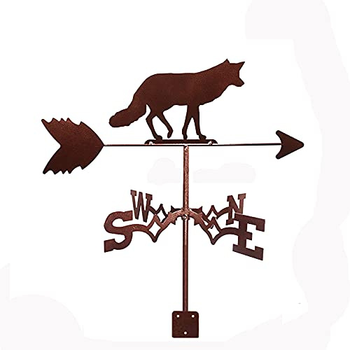 ZAANU girouette Girouette Girouette Sauvage Support de Toit, Kit d'indicateur de Direction du Vent Support métallique extérieur girouette girouette avec Ornement