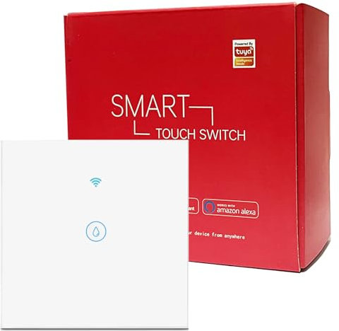 Bkiyougo Smart Immersion Heater Timer Switch, 40A Wi-Fi Water Heater Timer, Alexa & Google Home Compatible, 8000W