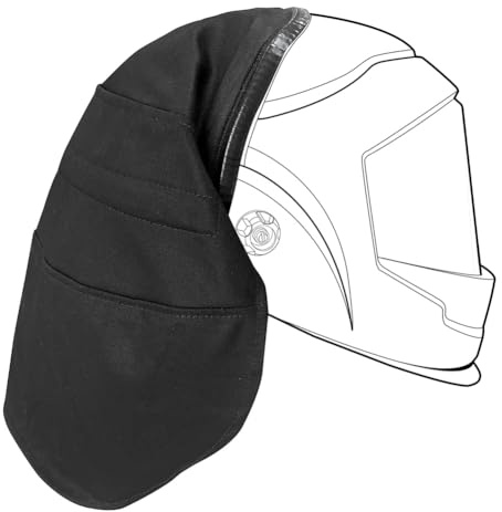 Stthherk para de Soldador de Algodón, Segura, Anti-Quemaduras, Protección Total para el Cuello, Cubierta Extendida para la Cabeza con Sello de Ajuste A Presión
