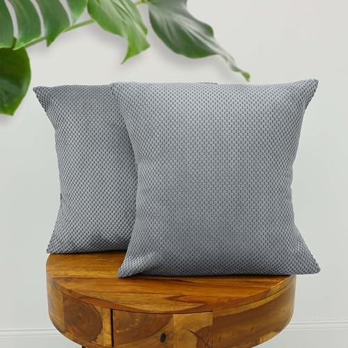 Amilian 2er Set Kissen mit Füllung und Bezug – Dekokissen für Sofa, Bett oder Couch – Zierkissen Set mit weichem Innenkissen – Waschbar & stilvoll - Ozeangeheimnis - 50 x 50 cm