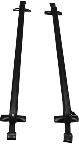 Luocute Universal Car Top Roof Rack Cross Bar, Luggage Carrier Aluminum Alloy and Stainless Steel, Rooftop Cargo Carrier Rack with Protective Pads for Long Trips