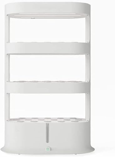 Kit torre idroponica – Sistema aeroponico a 48/64 fori con luce per coltivare e telecomando per giardinaggio indoor, acquaponica e crescita efficiente delle piante