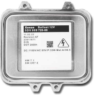 HID Xénon Ballast 5DV009720-00 5DV 009 720-00 Unité Voiture Automatique 35W D1S HID Module Contrôle Ballast Au Xénon Bloc HID pour Opel pour Astra pour Insignia 08-13