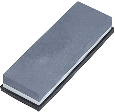 Piedra De Afilar Corindón Blanco, Afilador De Cuchillos De Doble Cara, Piedra De Agua Profesional 240-400 Grit Con Base Antideslizante Para Uso Doméstico E Industrial