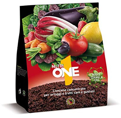 NutriOne 3 kg, nutrimento completo per piante, fiori e prato. Con Caidrina per un assorbimento ottimale. Copre fino a 60 mq.