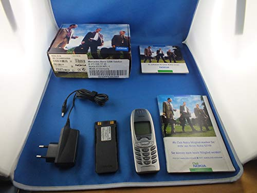 Nokia 6310i Téléphone portable argenté d'origine Mercedes Téléphone de voiture Téléphone DC A21182001535