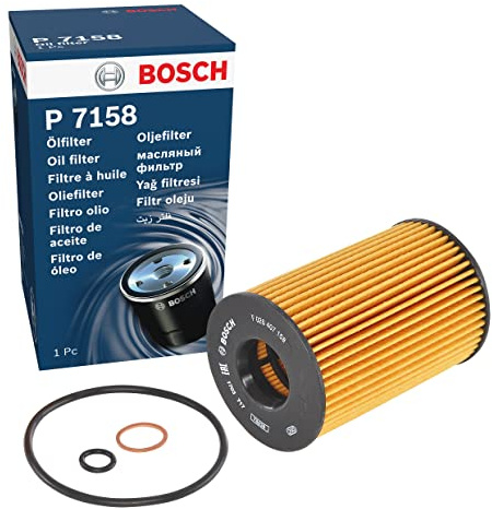 BOSCH Ölfilter F026407158 | Kompatibel mit: BMW 5, 5, 5 Gran Turismo, 5 Touring, 6 Cabriolet, 6 Coupe, 6 Gran Coupe, 7, 7, 8 Cabriolet, 8 Coupe