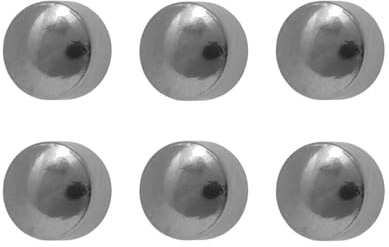 6 Pairs Studex Regular 4mm Traditional Plain Ball Stainless Steel Bezel Setting Ear Piercing Stud Earrings