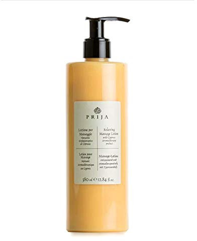 Prija Massage Lotion with Cypress Fragrance 380 ml Wellness Spa Relaxation
