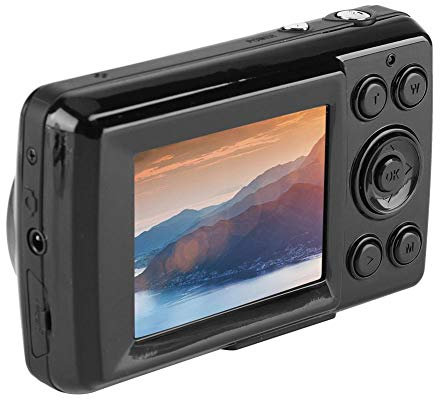 Mini-Digitalkamera, Digitalkamera, Zoom, 16 x 4 x HD, Videokamera 720P, 30 FPS High Definition für Erwachsene/ältere Menschen/Kinder (schwarz)