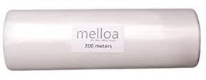 MELLOA Nachfüllset für Windeleimer Kartusche, kompatibel mit Tommee Tippee TEC Simplee Twist & Click Spross Ubbi Magic Littycat Kartuschen (Weiß, 200m)