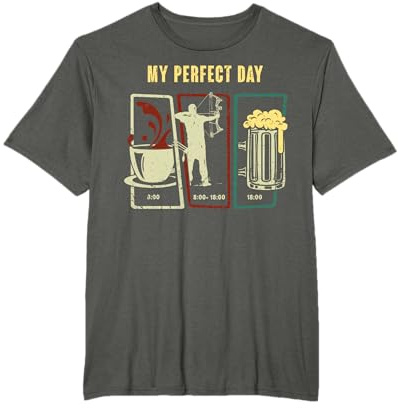 Perfect Day Bogenschießen Bogenschütze Geschenk Bogensport T-Shirt