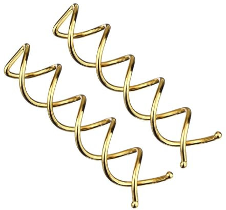 Minkissy Spirale Bobby Haarnadeln Spin Pins für Haare 20 Stück Brötchen Twist Screw Haarspange Blonde Hochsteckfrisur Haarschmuck Chaotisch Brötchen Werkzeug (Gold)