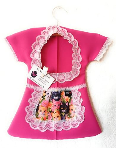 Klammerkleid, Wäscheklammerbeutel, Klammerkleidchen, Katzen- Schürzchen