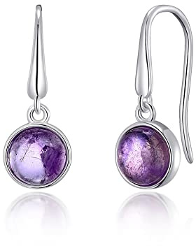 Philip Jones Amethyst Drop Earrings