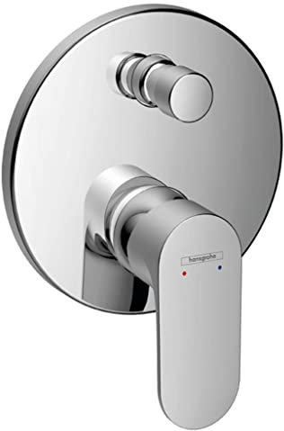 Hansgrohe Rebris S Single Lever Bath Mixer for Concealed Installation for iBox Universal, Chrome, 72466000