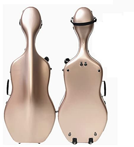 HDYNUZ Cellokoffer, Hartfaserkoffer für 4/4 Cello mit Rollen (Color : B)