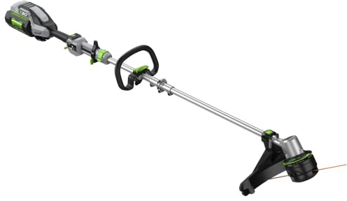 EGO ST1610E-T - Tagliafili, taglio 40 cm, filo 2,4 mm, velocità variabile, PowerLOADTM, riavvolgitore IQLine, funzione telescopica, manico rotondo, tracolla