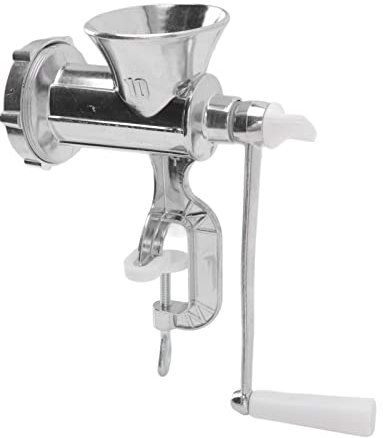 ANKROYU Tritacarne Manuale, Tritacarne Grande, Tritacarne Resistente, Tritacarne Domestico, Tritacarne in Lega di Alluminio, Insaccatrice Manuale Per Salsicce di Carne Per Uso Domestico