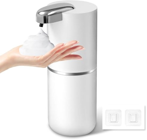 Seifenspender Automatisch, Automatischer Seifenspender Wandmontage, USB Wiederaufladbar, Elektrischer Seifenspender mit Sensor Infrarot IPX5 Wasserdicht für Küchen,Bad,Schule,Hotel