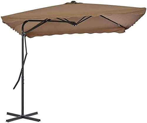 HUIBBGO Ombrellone da Giardino Ombrellone da Spiaggia Ombrello Protettivo da Esterno Impermeabile e Anti-UV per la Famiglia Giardino Prato Giardino Ombrellone da Esterno 250 * 250 cm 210607