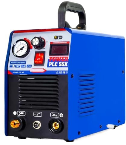 Cortadora De Plasma, Plasmargon PLC55X CNC cortadora por Plasma de alta frecuencia HF DC Cortador de Plasma por aire espesor de corte 12mm limpio for el hogar DIY,PortáTil y FáCil de Configurar