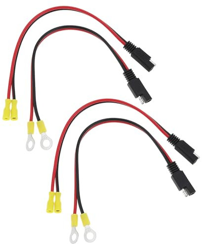 VGOL 4pcs Marine Trolling Motor Quick Disconnect 16AWG SAE Quick Connector Plug Battery Accessory for RV Trolling Boat Motor Solar Panel