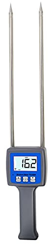 Misuratore di umidità, Misuratore di umidità Legno Segatura in polvere Fieno Bale Bale Torta Misuratore Umidità Igrometro Igrometro per piante in vaso, giardino