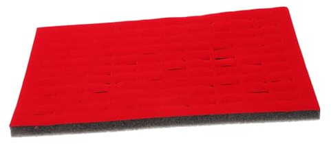 TOVINANNA Boîte à Bijoux Insert De Rangement Plateau Pour Bagues Coussinet Éponge Organisateur De Bijoux Protection Douce Insert Pour Boîte