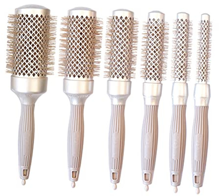 Healvian 1pezzi Pettine Arricciacapelli in Alluminio Pettine Per Per in Salone e Domestico Impugnatura Ergonomica