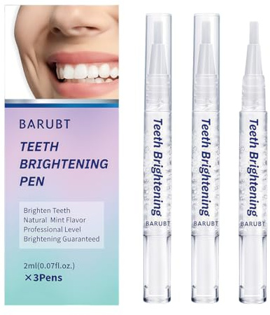 EIH1 Set da 3 pezzi Penne Gel Sbiancante per Denti Bianchi,Penna Sbiancante Denti Professionale,per Denti Bianchi Senza Macchie,Sbiancanti Denti a Base di Gel,Sicuro e non tossico
