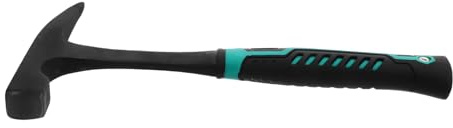HOLIDYOYO Martillo Geológico Doble Cabeza con Mango Tubular y Plano para Exploración Mineral Herramienta Portátil para Investigación Geológica y Corte de Roca