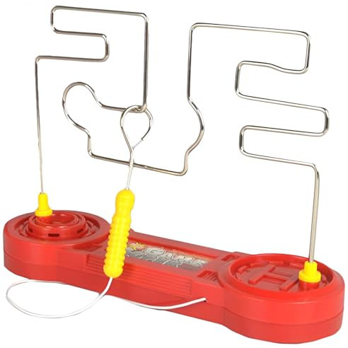 Buzz Wire Game – Don’t Buzz The Wire! Steady Hand Buzzer Game for Kids & Adults – Classic Family Games Night Challenge – Hand Eye Coordination Skill Maze Toy – Battery Operated – for Ages 3 and Up