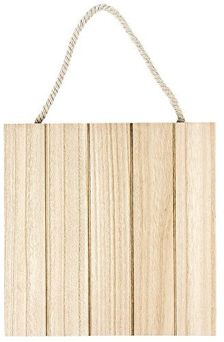 Ideen mit Herz Holzplatte, Nostalgie, 24cm x 24cm x 1,5cm, mit Aufhängung für die Wand