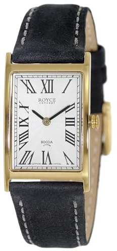 Boccia Damen Analog Quarz Uhr mit Leder Armband 3285-09