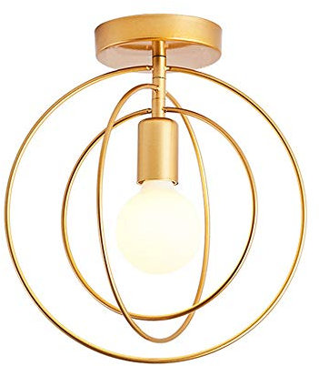 Mengjay E27 Métal Retro Suspensions Luminaire Lampe Industriel Vintage Plafonnier Luminaire Antique Pendante éclairage Vintage Plafond Lustre Plafonnier Lampe LED Antique Suspensions Luminaire