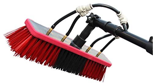Photovoltaic Cleaner Telescopic Cleaning Set for Telescopic Poles, Solar Panel Cleaning System, Solar Panel, Roof Cleaning, Glass Roof Cleaner Telescopic,10.8M