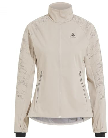 Odlo Damen Zeroweight Pro Warm Reflect Jacke, Silver Cloud, S