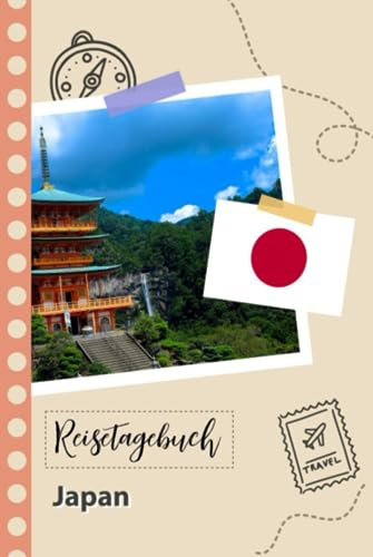 Reisetagebuch zum Ausfüllen - Japan: Ein lustiger Reisetagebuch zum selberschreiben für Ihre Reise nach Japan für Paare, Männer und Frauen mit Anregungen und Checklisten.