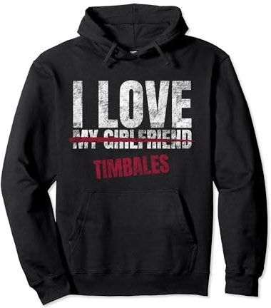 I Love Timbales Instrument de musique Musique Sweat à Capuche