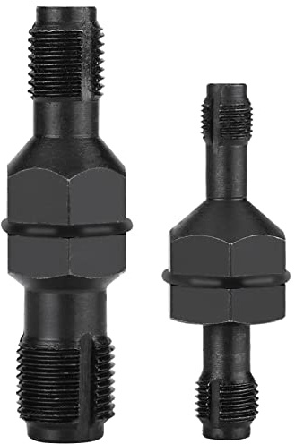 Ausla Gewindebohrer-Satz für Zündkerzen-Gewindeeinsatz aus Karbonstahl – M10 X 1,0/M12 X 1,25, M14 X 1,5/M18 X 1,5, Reparatur Beschädigter Gewinde mit Einfach zu Verwendendem Kit