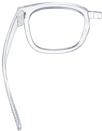 Eyekepper (Must Buy Both Eye) Metalless Reading Glasses Different Strength Each Eye Transparent-Left Eye+1.00