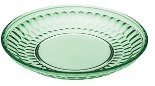 Villeroy & Boch - Boston col. Piatto da insalata green, piatto decorativo per insalate e dessert con tocchi di verde, cristallo