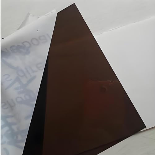 Pllrbvshs Carport-Regenschutzplatten, Polycarbonatplatten, Polycarbonat-Außen-Sonnenschutzdachplatten, Terrassen-Sonnenschutzplatten. Verfügbar, 2 Millimeter dick.(Color:Brown,Size:6 x 9