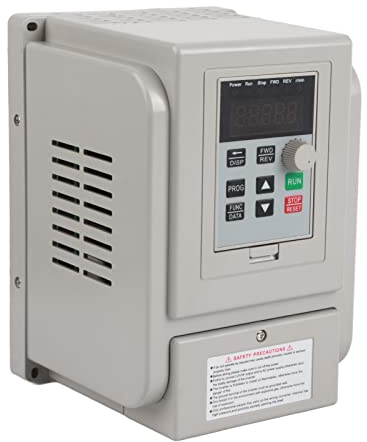 Convertisseur de Fréquence, Variateur de Fréquence 220VAC, Contrôleur de Vitesse VFD pour Moteur AC monophasé de 1,5 KW, Variateur de Fréquence VFD, Variateur de Fréquence CNC