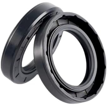 Lot de 4 joints d'étanchéité d'arbre en NBR TC, diamètre extérieur 30 mm, diamètre extérieur 55 mm, double lèvre recouverte de nitrile avec ressort, TC-30x55x7mm